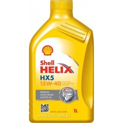SHELL XELIX HX5 15W40 1L