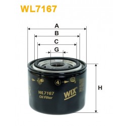 WL7163 Filtr Oleju Wix