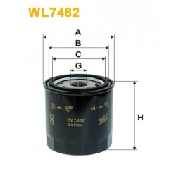 WL7482 Filtr Oleju Wix