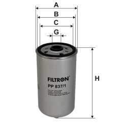 PP837/1 Filtr Paliwa Filtron