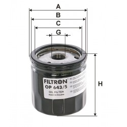 OP643/5 Filtr oleju Filtron